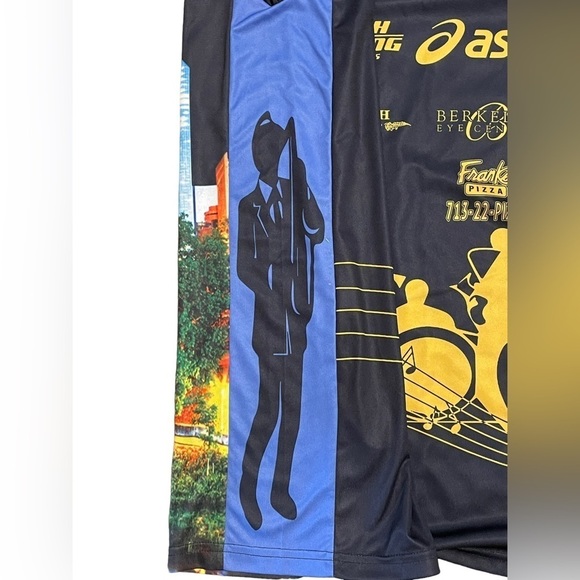 Rhythm and Blues - Houston 5K Run - Finish Strong Men's Athletic Shirt - Sz XXL - Picture 7 of 15